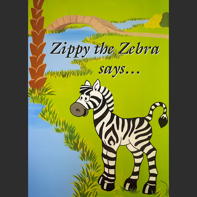 Zippy the Zebra BJ Card Company